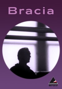 Sylwetka mężczyzny widoczna w okrągłej ramce na rozmytym tle, nad nią duży napis Bracia, a w prawym dolnym rogu małe logo WFDiF na fioletowym tle.